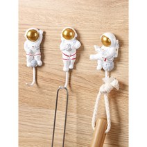 우주인 후크 우주비행사 행성 마스크걸이 모자걸이 부착형걸이 1탄, 3번