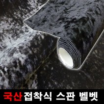 두일테크 차량용 다용도DIY 벨벳 시트지 145cmX25cm, 1개, 145cmx25cm 블랙