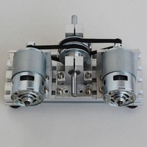 12V 24V DC 듀얼 스핀들 모터 드라이브 키트 775 795 895 대형 토크 타이밍 벨트 풀리 60 80 톱니 바퀴, 04 775 Motor - 80 Teeth