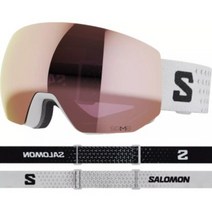 솔로몬 Salomon Radium Pro Sigma 스키 고글(화이트/실버 핑크)