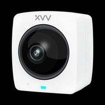 샤오미 360도 감시카메라 홈cctv 스마트폰연결 씨씨티비 홈캠 웹캠 가정용 파노라마 방범카메라, 흰색