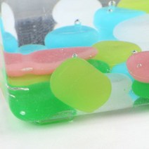어항 자갈 컬러 야광 형광 레이아웃 수초 바닥재 만들기 50p, 필수옵션 체크, 오렌지