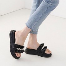 미용사신발 프릴 여름 슬리퍼 데일리신발 발편한 통굽