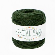 털실나라 미니볼 리사이클 튜브 마크라메 75g 10+1 가성비 뜨개실, L12 멜란지 그린