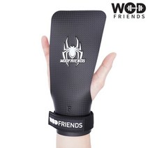[와드프렌즈] 스파이더그립2 노핑거 크로스핏그립 1쌍 프리사이즈, 사이즈:FREE