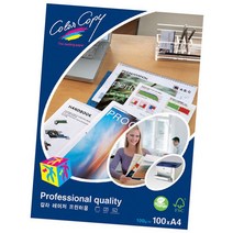 [P1M] 프린트 A4 코팅필름지 1P 코팅지 특수 레이저 사무용품 100매 복사 인쇄 용지 100g 사진 컬러 코팅비닐 ( P1M / 783334EA ), 본상품선택, 본상품선택