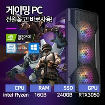 신영테크 게이밍 조립 컴퓨터 롤 메이플 던파 피파 오버워치 배그 디아블로2 인텔 라이젠 SSD 장착 윈도우10설치, 03 오버워치 에디션
