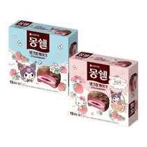 산리오 몽쉘 딸기 생크림 케이크 384g X2개, 상세 설명 참조, 2개