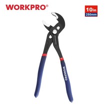 WORKPRO-180/250mm 워터 펌프 플라이어 범용 조절 가능 조정 곡선 턱 그루브 조인트 미끄럼 방지 컴포, 02 10 inch-250mm