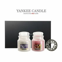 1300K 양키캔들 미디움 병향초 2종 일루마리드 선물세트, 향:Wedding March for You