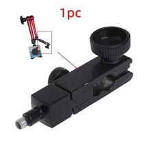 측정공구 1/2PCS 내구성 마그네틱베이스 홀더 회전식 조인트 금속 Gimbal 가변 스위블 레벨 다이얼 표시기, 01 1PC