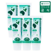 [공식몰] 덴티스테 치약 브리즈민트 여행용 60g 5개 입냄새 구취 제거, 브리즈민트 60g 3개