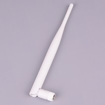 2.4GHz 화이트 와이파이 안테나 5dBi RP SMA 수 커넥터 2.4g