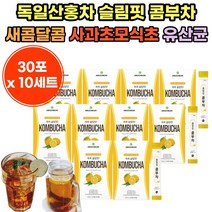 콩부 차 티 레몬 맛 꼼부차 탄산 톡 스틱 형 커피 대신 대용 량 차 직장인 혼합 유산균 사과초모식초 콘부 티 콤뷰 차 홍차 발효 타피오카 식이섬유 40대 50 오십 대 중년 직장인