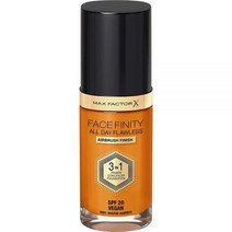 맥스팩터 Max Factor Facefinity 3 in 1 하루 종일 완벽한 파운데이션 SPF 20 에스프레소 200 g, Warm Amber