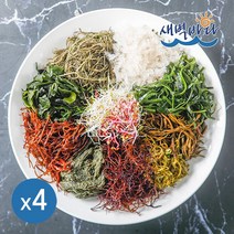 해초야 9해조 8g x 4봉 국산 9가지 매일해초샐러드 꼬시래기 SE984, 없음