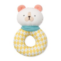 오가닉맘 호다원형딸랑이(MGR7NM07), 노랑