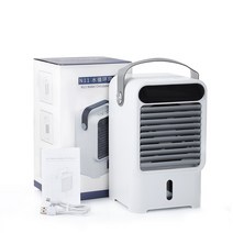 미니 가벼움 강한 바람 휴대용 에어 컨디셔너 가정용 에어 쿨러 500ML Watertank 타이밍 기능 정수기 USB, 01 as picture show