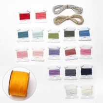 히야가게 매듭 팔찌줄 0.4 0.8mm, 09 오렌지, 02-A-0.8mm(길이 300cm)