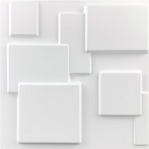 세라믹사이딩 메탈사이닝 아트월 3D 입체 벽 스티커 장식 거실 벽지 벽화 방수 패널 금형 욕실 주방 30x3, 02 D_01 1 Piece-Bright white