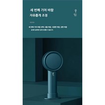 Hqzoomee휴대용미니선풍기 저소음 USB 충전 미니 핸디 선풍기 WYFS 005, 푸른 색