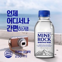 마시는 미네랄 워터 미네락300 MINEROCK 해양암반수 필수미네랄 파아란마을, 60병, 250ml