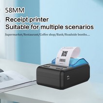 이정표 무선 미니 감열 휴대용 영수증 프린터 BT 58mm 휴대폰 안드로이드 POS PC 포켓 102103, 블루_유럽 연합, 01 p11_03 EU