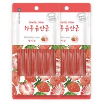 네츄럴코어 하루유산균 강아지껌 6p, 딸기, 2개