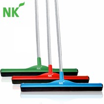 [식공구] 엔케이 이중 스펀지 바닥 밀대 (70cm 봉포함) / 스퀴지 아파트 유리 물기 제거 청소 업소용 HACCP, 130cm, 파랑