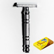 파커 본사 킹스로드ST 클래식 면도기 (무료 면도날 증정) 안전 습식 남성 양날 가성비 일회용 면도칼 바버샵, 1개