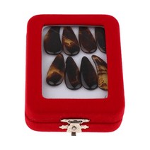 가야금 국악기 연습용 받침 액세서리 가야금 국악기 연습용 받침 참신 1 팩 finger picks 그루브 앰프 아크 치터 손톱 휴대용악세서리, 크기가 큰