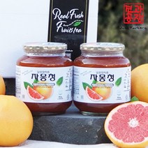 [견과공장] 달콤쌉싸롬 자몽청 950g 2병, 상세 설명 참조