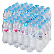 하이트진로 석수 500ml 80펫 생수 물 안전한 워터 대용량 먹는샘물 병 미니 국산