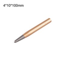 4 5 6mm Crv High Hardness Center Pin Punch Chisel Metal Stainless Steel Wood Indentation Mark Woodwo, 03 4x10x100mm