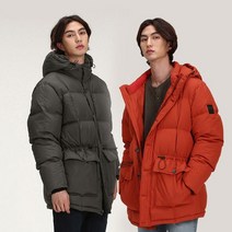 버커루 남성 허리스트링 사각 퀼팅 다운점퍼 3컬러 택1 B194DW430P