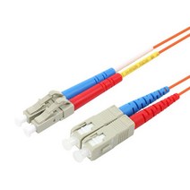 MBF MBF-LSM02 멀티모드 LC-SC-2C MM 광케이블 2M 광 점퍼코드 패치코드 랜/광통신 장비-광통신 관련