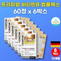 독일 코스트코 비타민 b b군 b3 b5 b6912 복합제 cobalamin pyridoxine pantothenic acid 판토텐산 영양제, 6박스