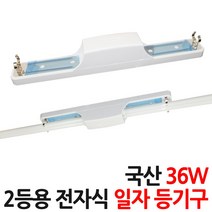 국산 FPL 36W 2등용 전자식 형광등기구 일자등, 01. 데이타임 FPL 36W 2등_ C. 등기구만