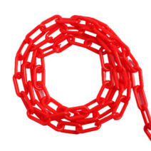 C3L 가드라인 플라스틱 안전 체인 사슬 차단줄 차단봉 25M 레드 차량차단봉 행사장차단봉 전시장차단봉 주차금지체인 주차차단봉