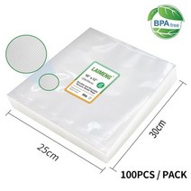 LAIMENG 식품 포장용 진공 50 봉지 Vac Sealer Sous Vide Vaccume 포장기 P105 용 Pre-Cut 보관 가방, CHINA, 100pcs25-30cm