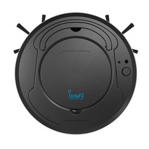 BOWAI 지능 로봇 청소기 청소 로봇 합성 기체 6.8cm 55데시벨 이하 1200pa 청소 Usb 가정용 충전실 로봇, OB8 블랙