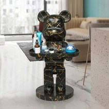 인형쟁반 열쇠 선물 쟁반트레이 소품 장식 카페 장식, 라이트 블루