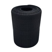 폭 10cm 넓은폭 양면일체형 찍찍이타이 일반형 검정색 1미터, 검정색 10cm x 1M, 슬림형, 1개
