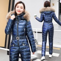 여성 후드 점프슈트 스키 스노우복 JA80