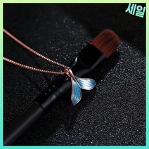 고래꼬리목걸이 돌고래 펜던트 행운 학생 수능 우정 우영우 실버 일본 여름 돌 기질 성격