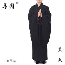 고급 승려복 스님복 두루마기 불교옷 불교 부처님, 검정색_43