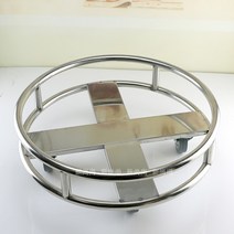 이동식 육수통 국통 받침대 바퀴형 업소용 급식 원형, H 스켈레톤 직경 52cm