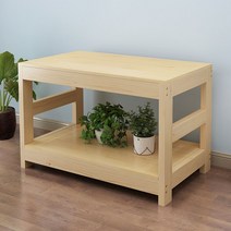 수조선반 원목 다이 받침대 어항받침 수조 받침 어항, 90 길이x50폭x70고정판