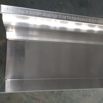 빗물받이 처마물받이 알루미늄 합금 비 파이프 배수관, 7인치 거터 2.0mm, 0mm, 0mpa
