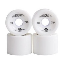 롤러 스케이트 휠 스피드 인라인 바퀴 4 개갑 70mm Longboard PU 교체 보드 78A 경도 크루징 ABEC9 베어링 외부 커버, White